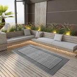 vidaXL Outdoor Rug 80x150 cm PP grey