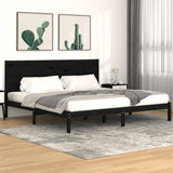 vidaXL Bed Frame Solid Wood 75x190 cm