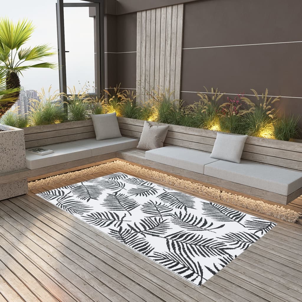 vidaXL Outdoor Rug 80x150 cm PP grey