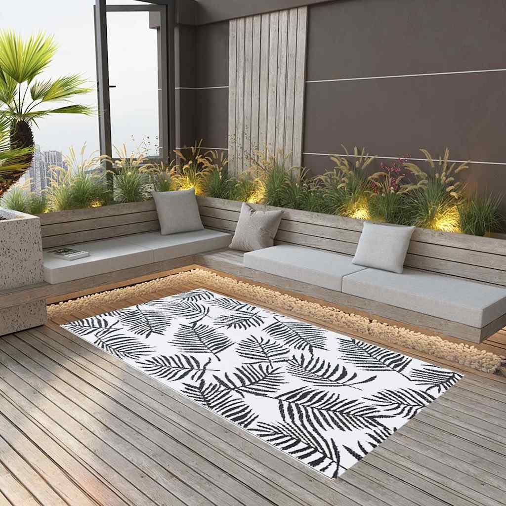 vidaXL Outdoor Rug 80x150 cm PP grey