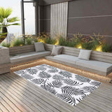 vidaXL Outdoor Rug 80x150 cm PP grey