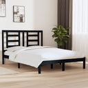 vidaXL Cadre de lit massif blanc 75x190 cm