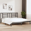 vidaXL Cadre de lit massif blanc 75x190 cm