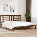 vidaXL Cadre de lit massif blanc 75x190 cm