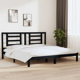 vidaXL Bedframe massief hout wit 75x190 cm