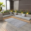 vidaXL Outdoor Rug 80x150 cm PP grey
