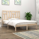 vidaXL Cadre de lit massif hout 135x190 cm