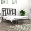 vidaXL Cadre de lit massif hout 135x190 cm