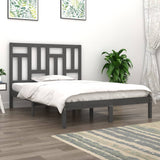 vidaXL Bed Frame Solid Wood 135x190 cm
