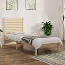 vidaXL Cadre de lit massif hout 75x190 cm