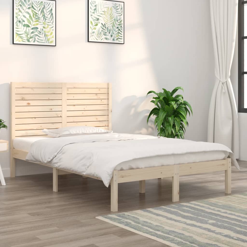 vidaXL Cadre de lit massif hout 75x190 cm