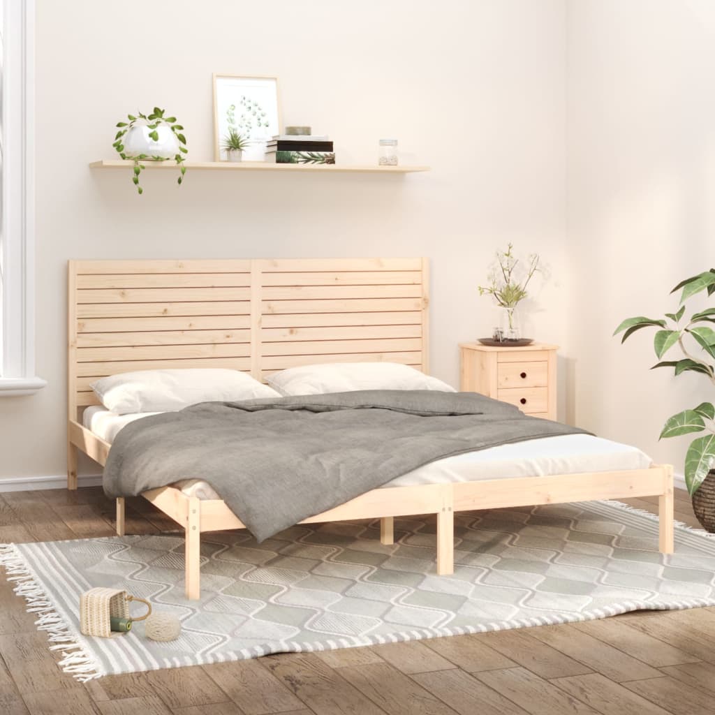 vidaXL Cadre de lit massif hout 75x190 cm