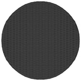 vidaXL Tuintafel 70x70x73 cm poly rattan zwart