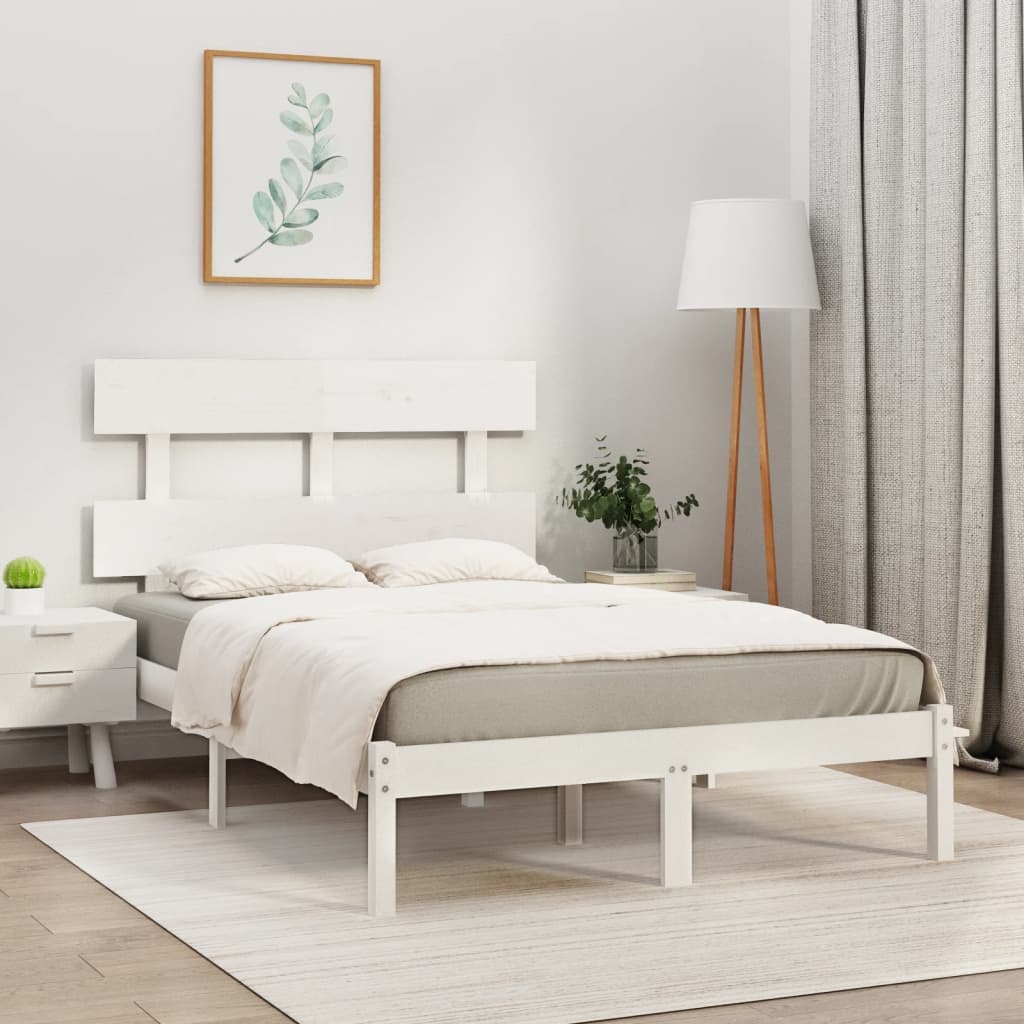 vidaXL Bedframe massief hout 75x190 cm