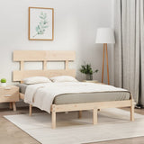 vidaXL Bedframe massief hout 75x190 cm