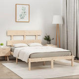 vidaXL Bedframe massief hout 75x190 cm