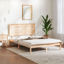 vidaXL Cadre de lit massif blanc 90x190 cm