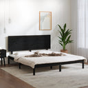vidaXL Cadre de lit massif blanc 90x190 cm
