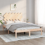 vidaXL Bed frame solid wood black 75x190 cm