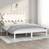 vidaXL Bed frame solid wood black 75x190 cm