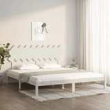 vidaXL Bed frame solid wood black 75x190 cm