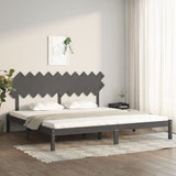 vidaXL Bed frame solid wood black 75x190 cm