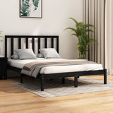 vidaXL Bedframe massief grenenhout wit 75x190 cm