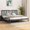 vidaXL Cadre de lit massif vert grenat blanc 75x190 cm