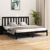 vidaXL Bedframe massief grenenhout wit 75x190 cm