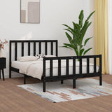 vidaXL Bed Frame Solid Wood White 75x190 cm