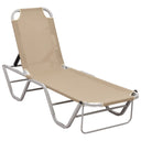 vidaXL Lit en aluminium et textile noir