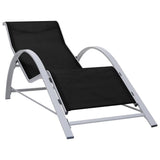 vidaXL Sun Lounger Textilene and Aluminium Green