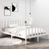 vidaXL Bed frame solid wood black 75x190 cm