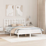 vidaXL Bed frame solid wood black 75x190 cm