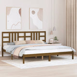 vidaXL Bed frame solid wood black 75x190 cm