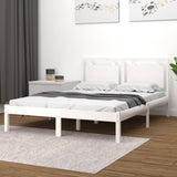 vidaXL Bed frame solid wood black 75x190 cm