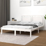 vidaXL Bed frame solid wood black 75x190 cm