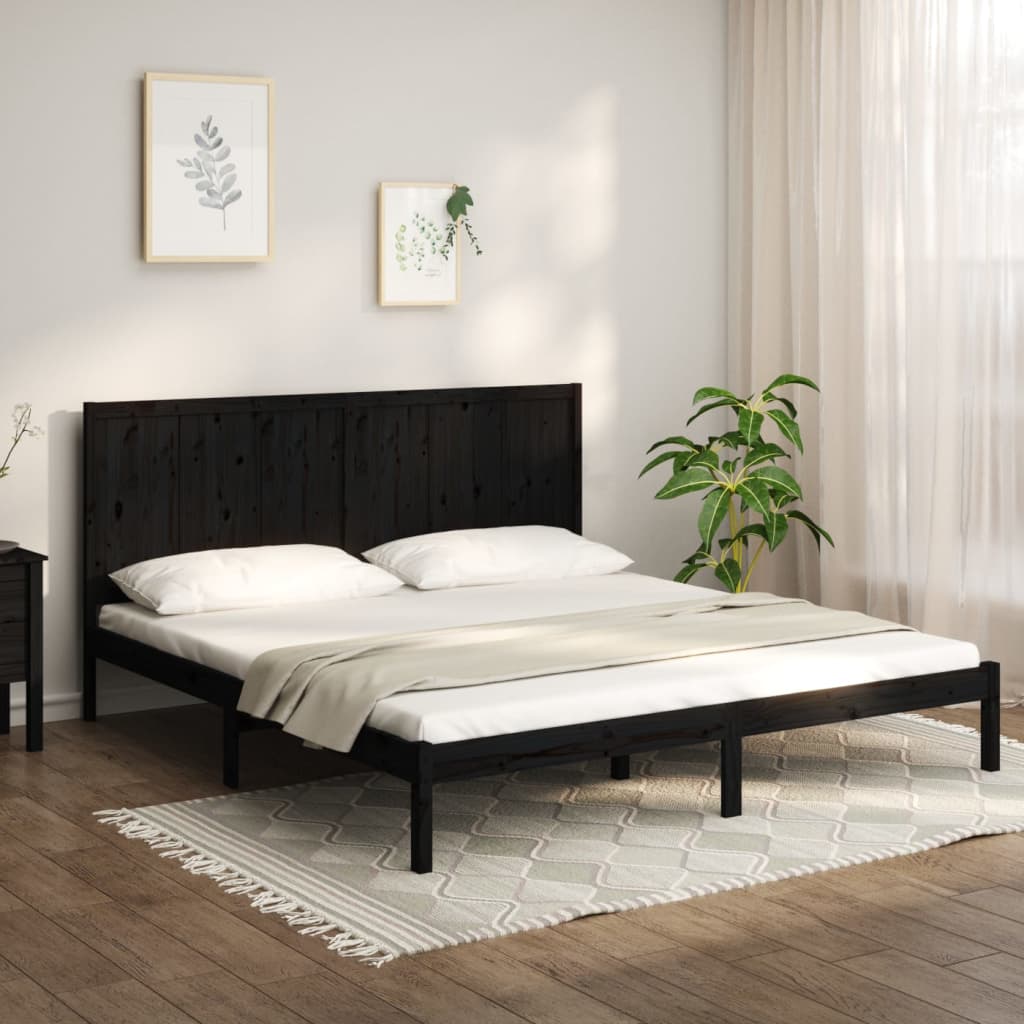 vidaXL Bedframe zonder matras massief grenenhout 120x190 cm