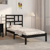 vidaXL Bed Frame Solid Wood 75x190 cm