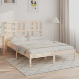 vidaXL Bed Frame Solid Wood 75x190 cm