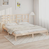 vidaXL Bed Frame Solid Wood 75x190 cm