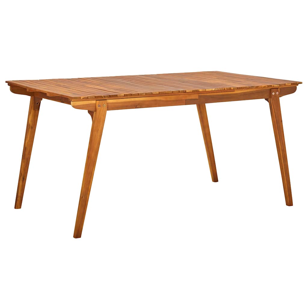 vidaXL Tuintafel 150x90x75 cm massief acaciahout