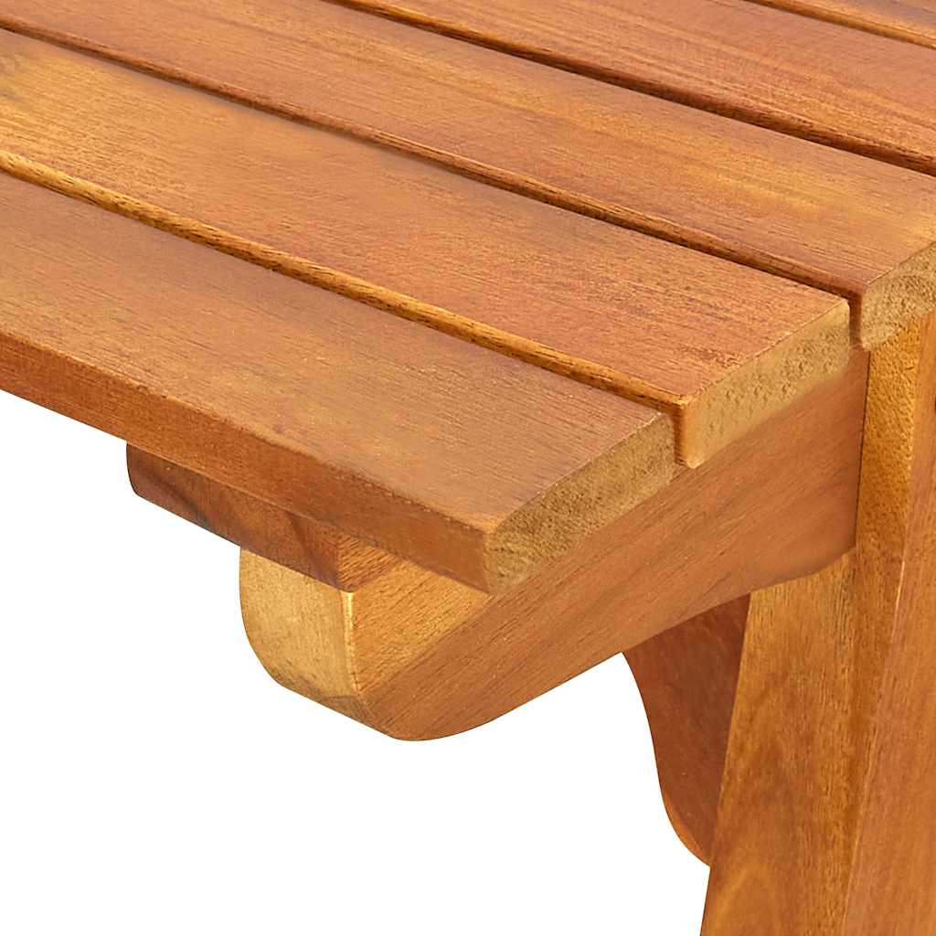 vidaXL Tuintafel 150x90x75 cm massief acaciahout