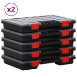 vidaXL Assortimentsdozen 5 st 34,5x25x5 cm polypropeen
