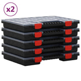 vidaXL Assortimentsdozen 5 st 34,5x25x5 cm polypropeen