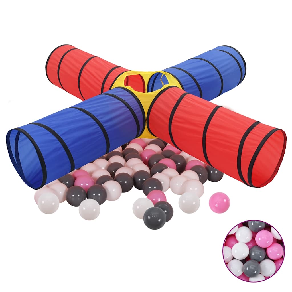 vidaXL Tunnel pour enfants avec 250 balles en plastique