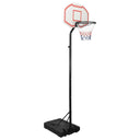 vidaXL Support de basket-ball 282-352 cm polyéthylène blanc