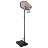 vidaXL Basketbalstandaard 282-352 cm polyethyleen wit