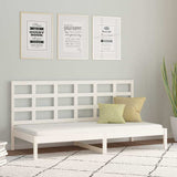 vidaXL Day Bed Frame 80x200 cm Solid Pine Wood White
