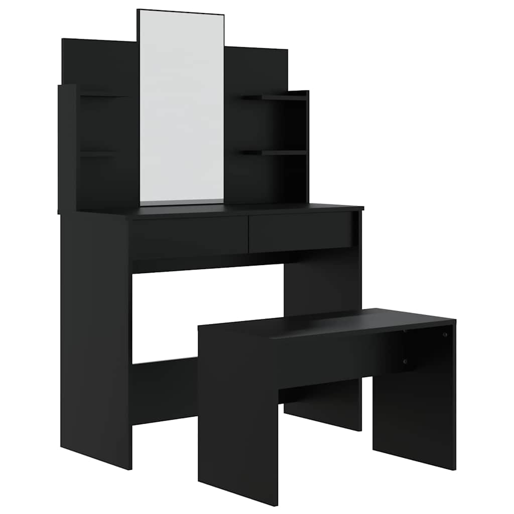 vidaXL Kaptafelset 96x40x142 cm wit